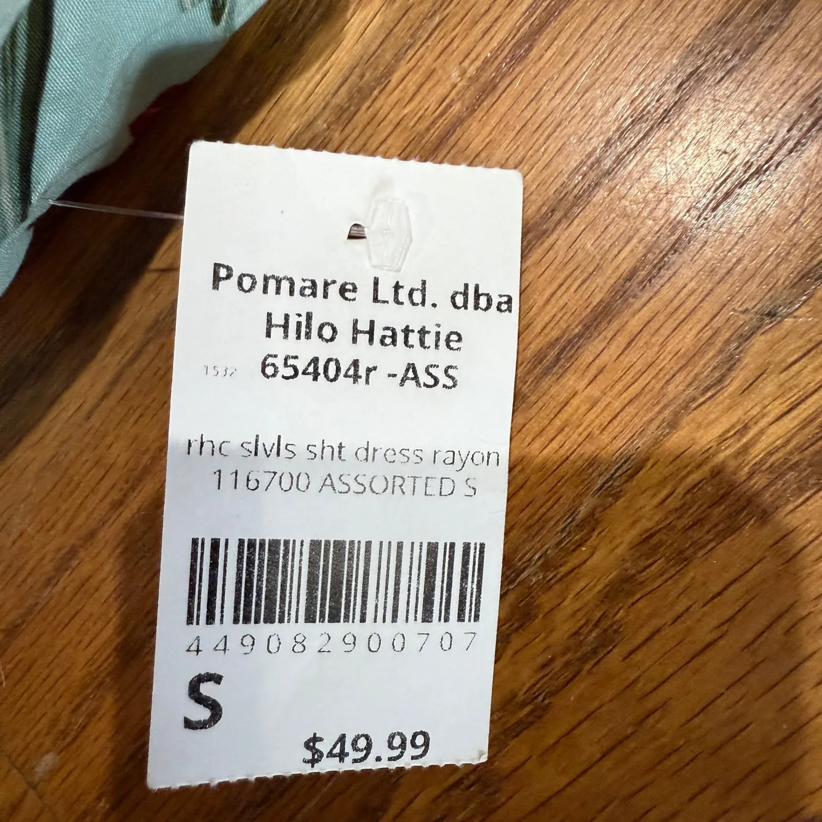 Paradise Bay Hawaiian Tropical Floral Dress S Blue - Image 2