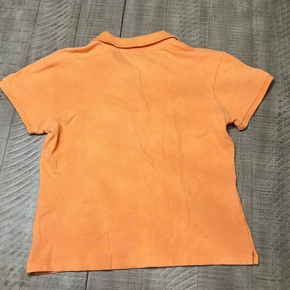 Vineyard Vines Women's Cantaloupe Polo Shirt with Whale logo EUC - Image 6