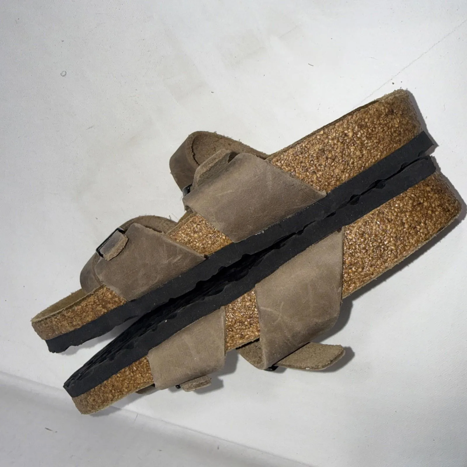 Aerothotic Leather Boho Gorpcore Outdoor Split Toe Cork Sandals Women’s Sz 37 - Image 11