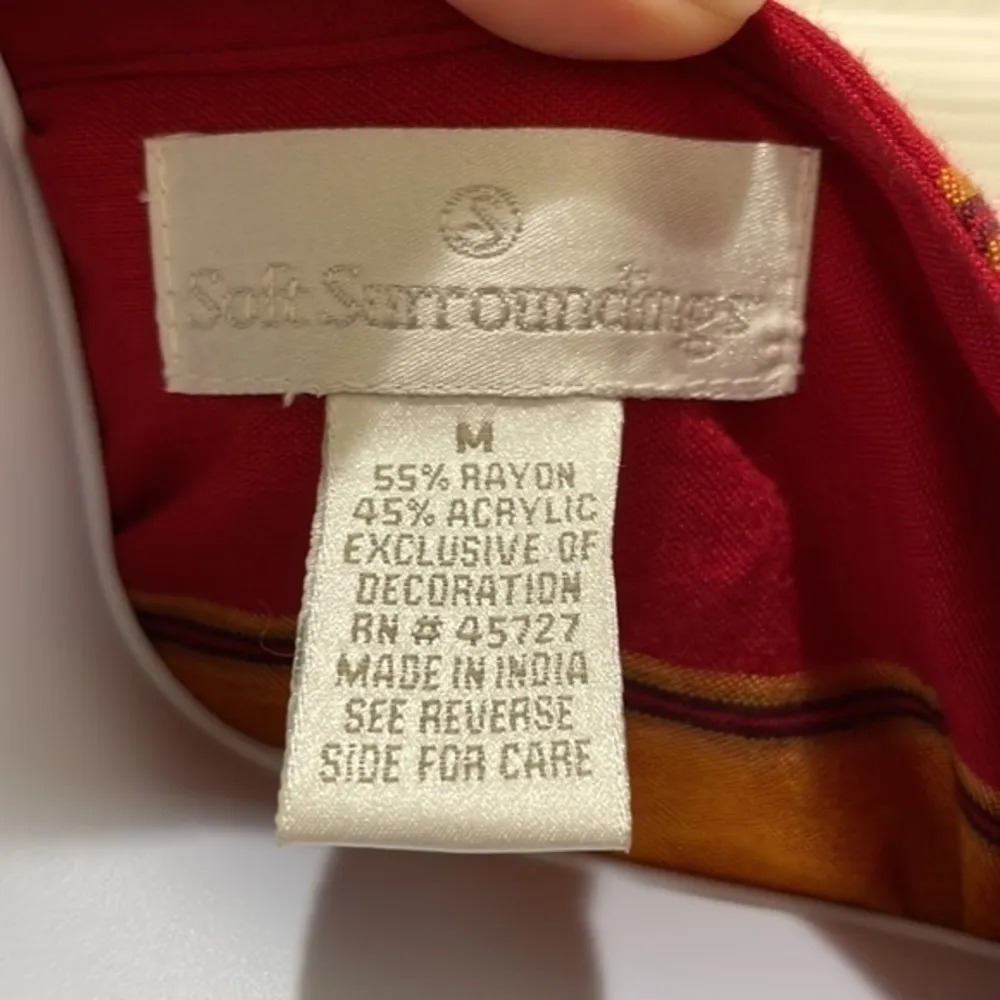 Soft Surroundings Striped Caftan - Image 9