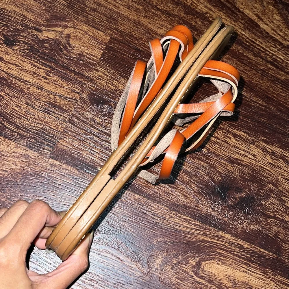 Slip On Strappy Flat Sandal Slippers NWOT Size 8 - Image 7