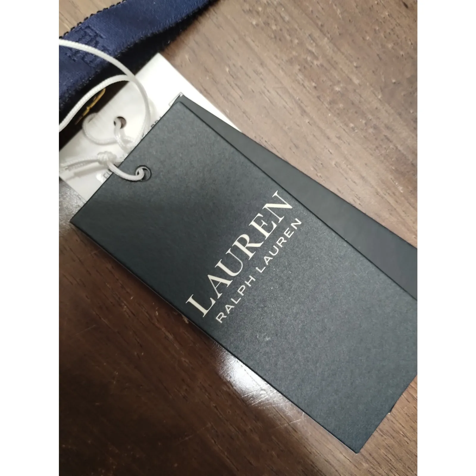 Lauren Ralph Lauren NWT Size 34C Navy Full Coverage Comfort Collection Logo Bra - Image 8