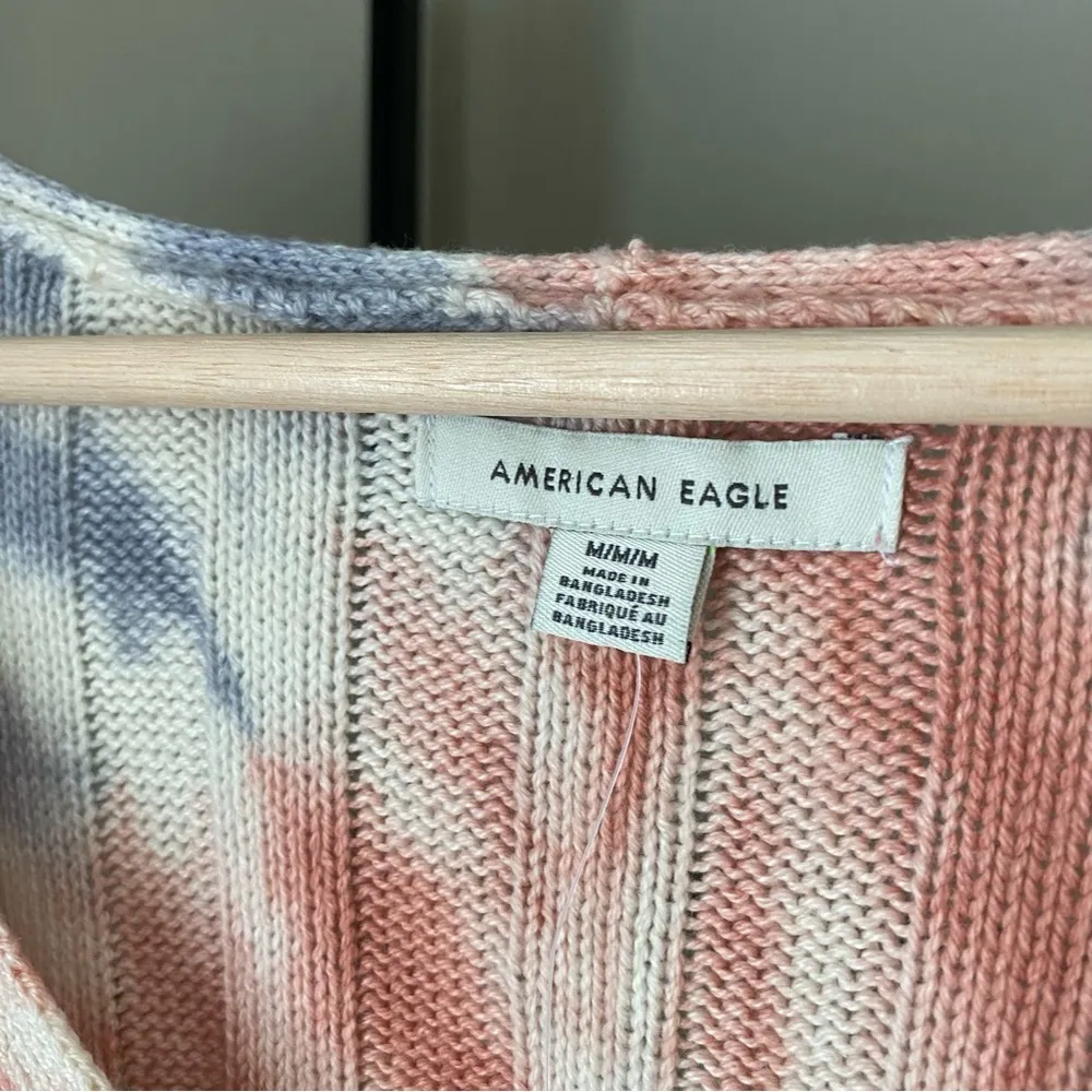 NWT American Eagle Tie Dye Knit Crop Sweater - Image 4
