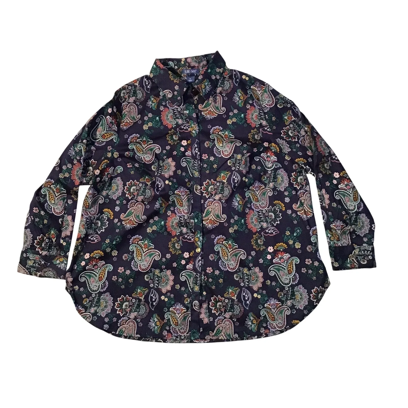 Liz & Me Women's Tops In A Lot Of 3 Red, Green‎ Size OX Plus Pullover & Button Red - Image 11