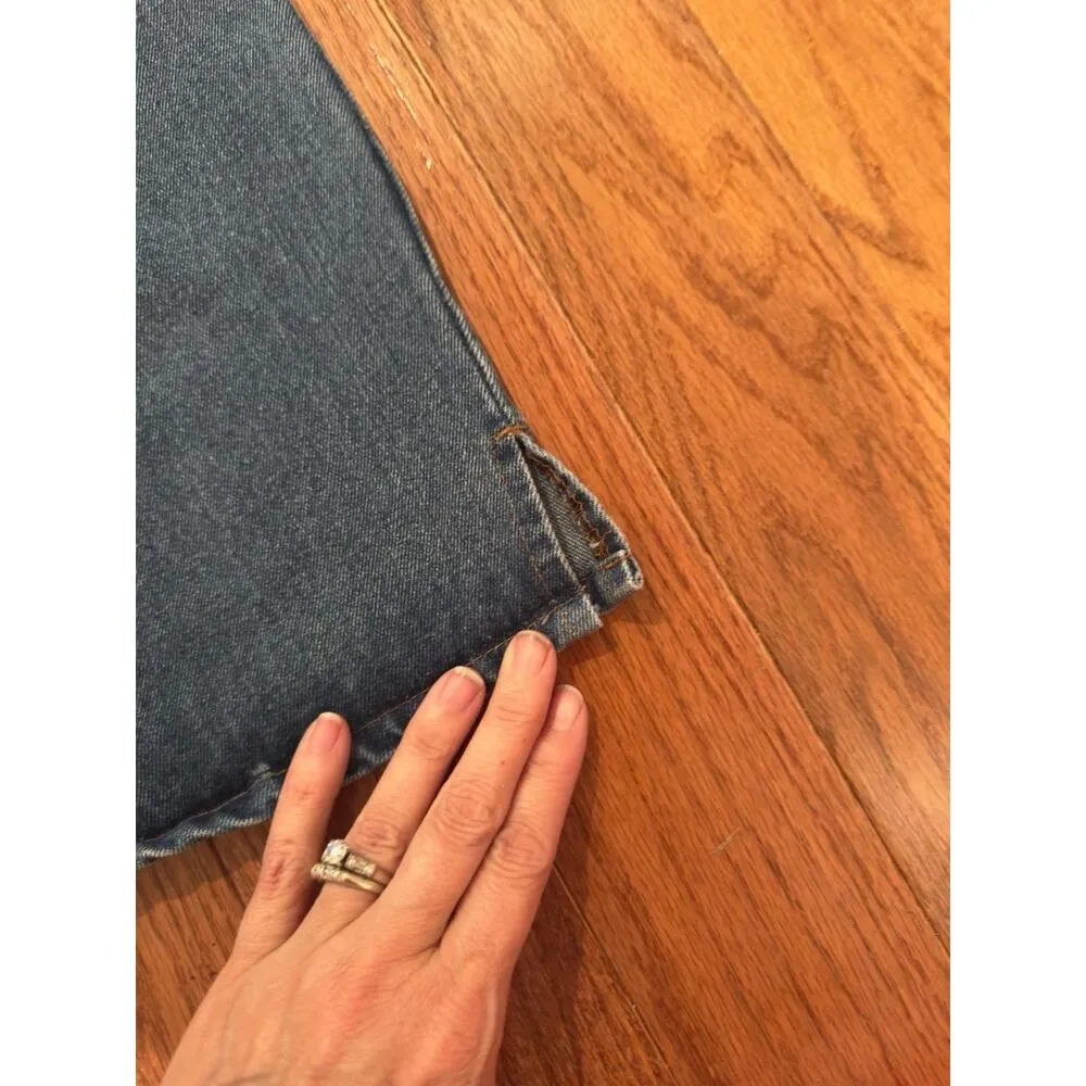 Rasco FR Item 038237CH Blue Denim Straight Leg Five Pocket Jeans Size 7S - Image 2