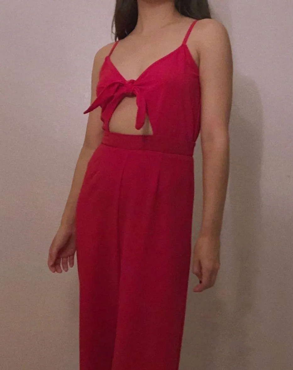 H&M Red Jumpsuit - Image 5
