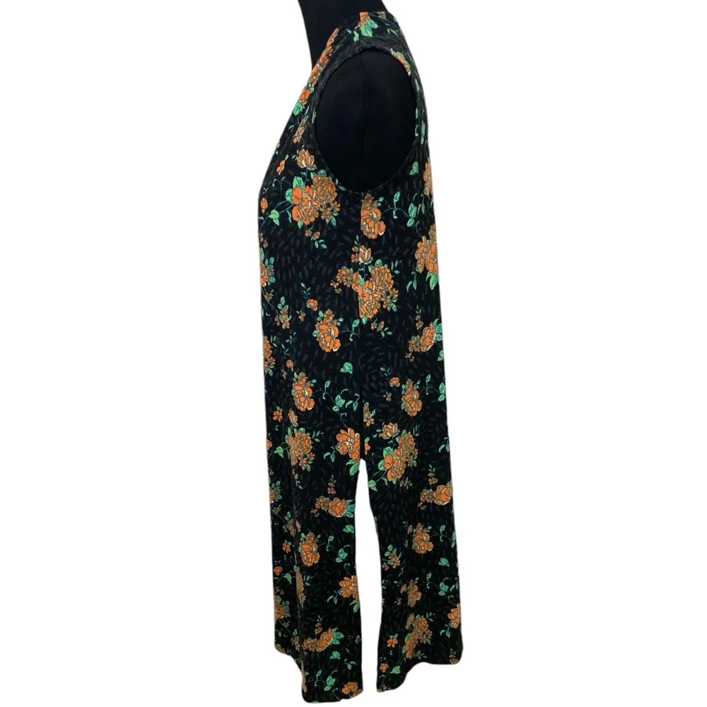LulaRoe Joy floral sleeveless sweater duster - Image 2