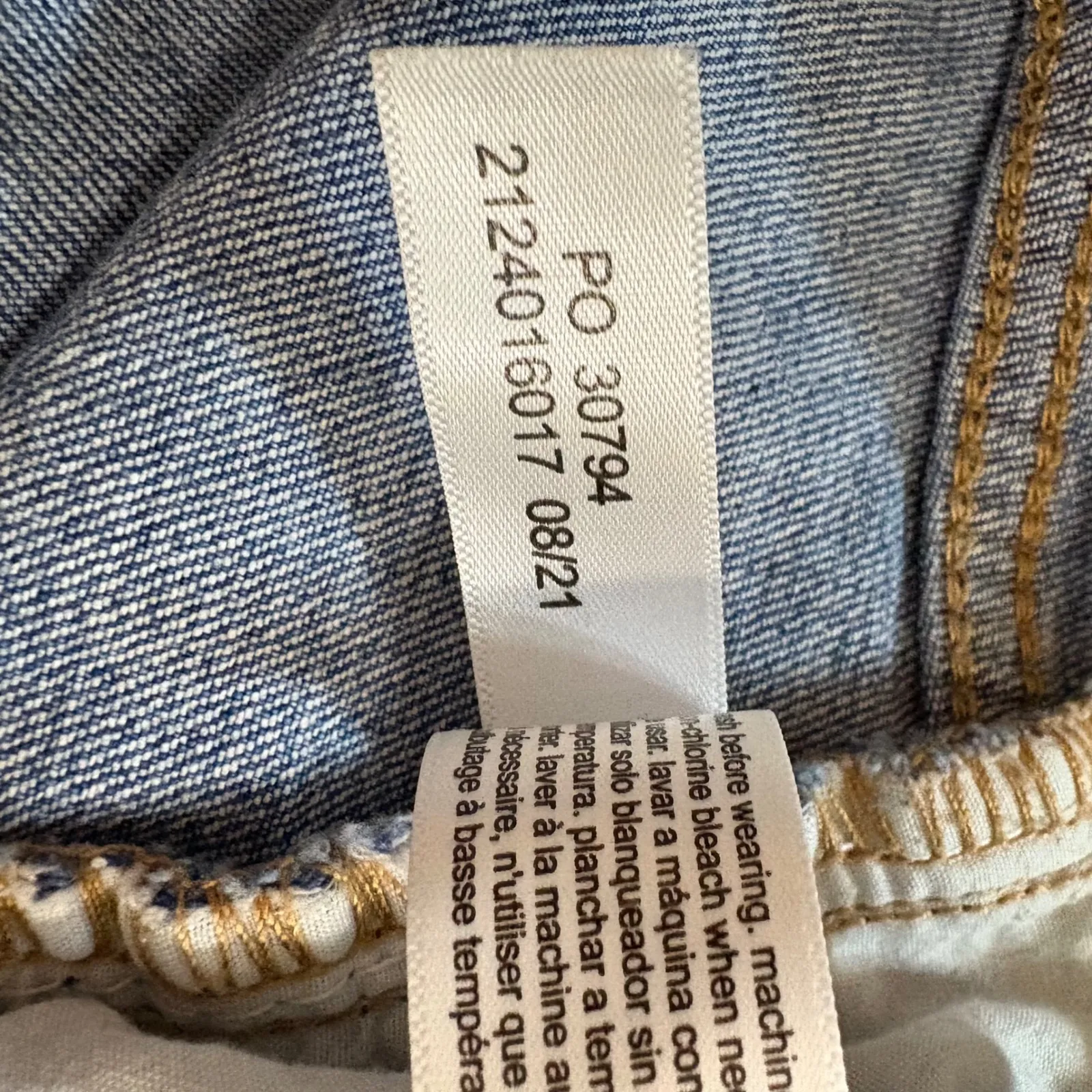 Eloquii Elements Distressed Ripped Knee Straight Leg Jeans Size 22‎ - Image 8