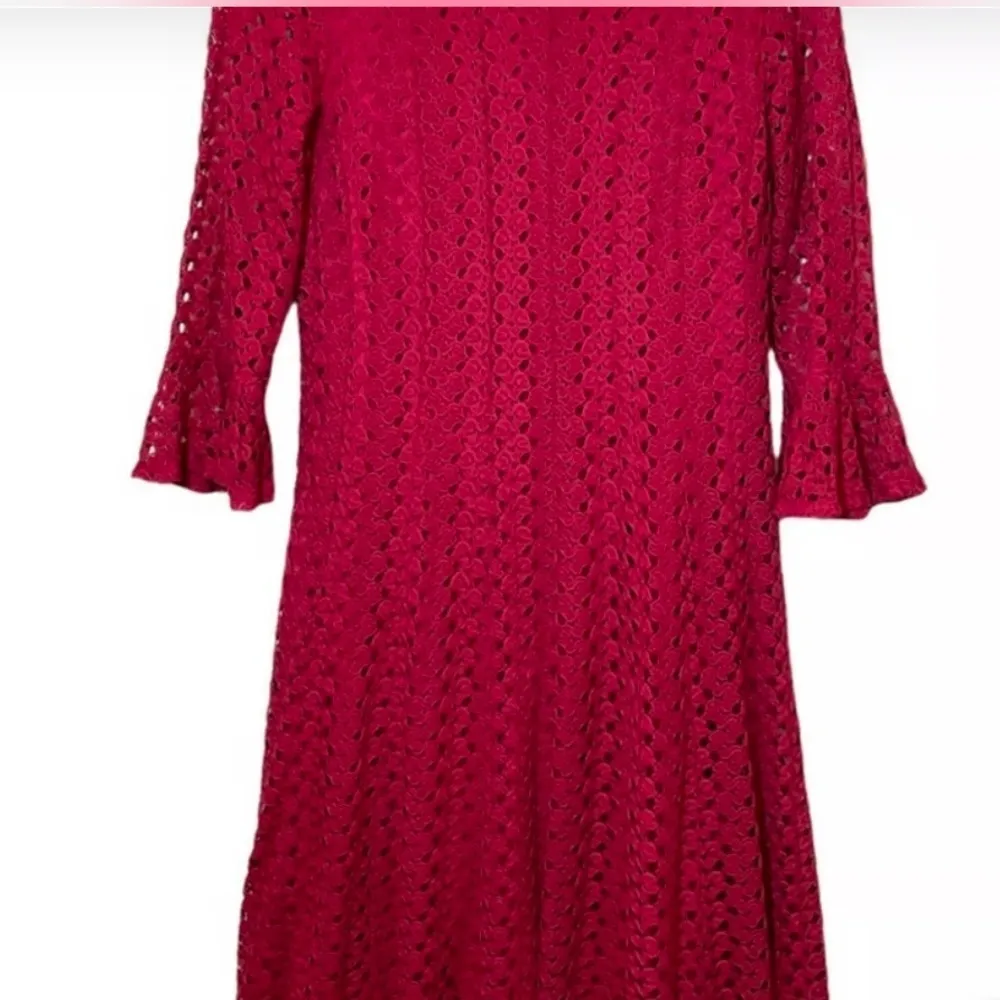 Rabbit rabbit rabbit Crochet Lace Dress Size 18 Pink - Image 3