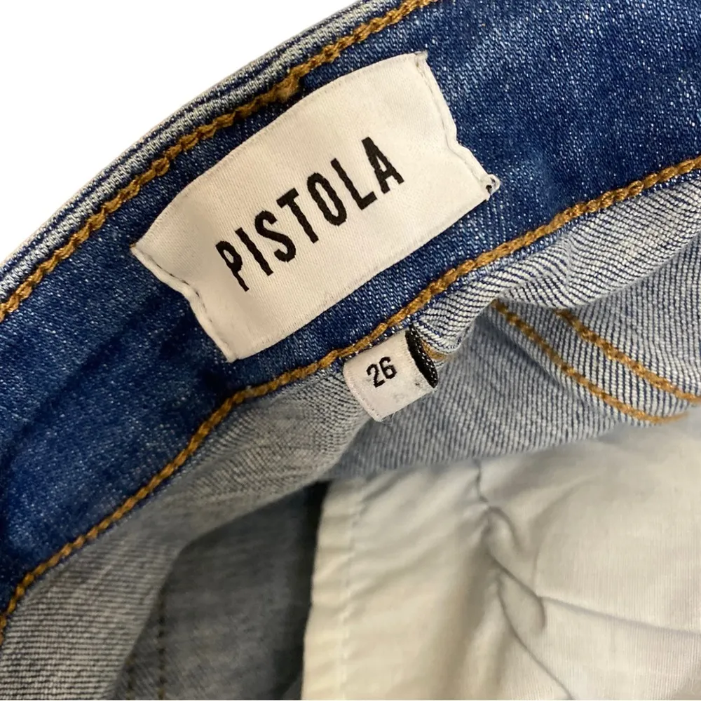 PISTOLA Arielle Skinny Jeans Frayed Hem sz 26 - Image 8