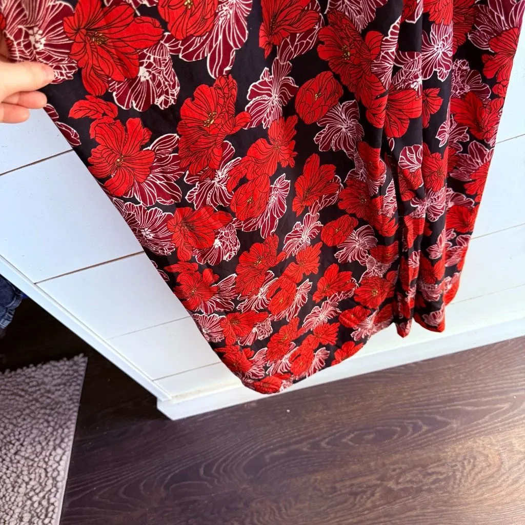 OG Collective Women’s Large Floral Dark Jumpsuit Boho - Image 7