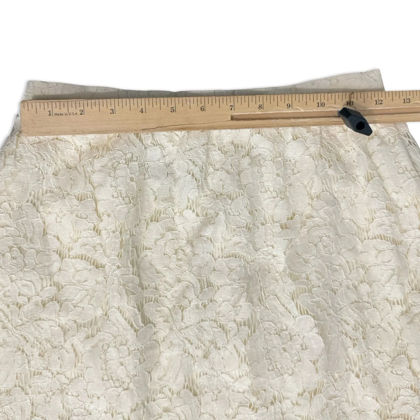 BHLDN Jenny Yoo Cream Lace Lydia A-Line Formal Knee Length Skirt size 0 NEW Tags - Image 5