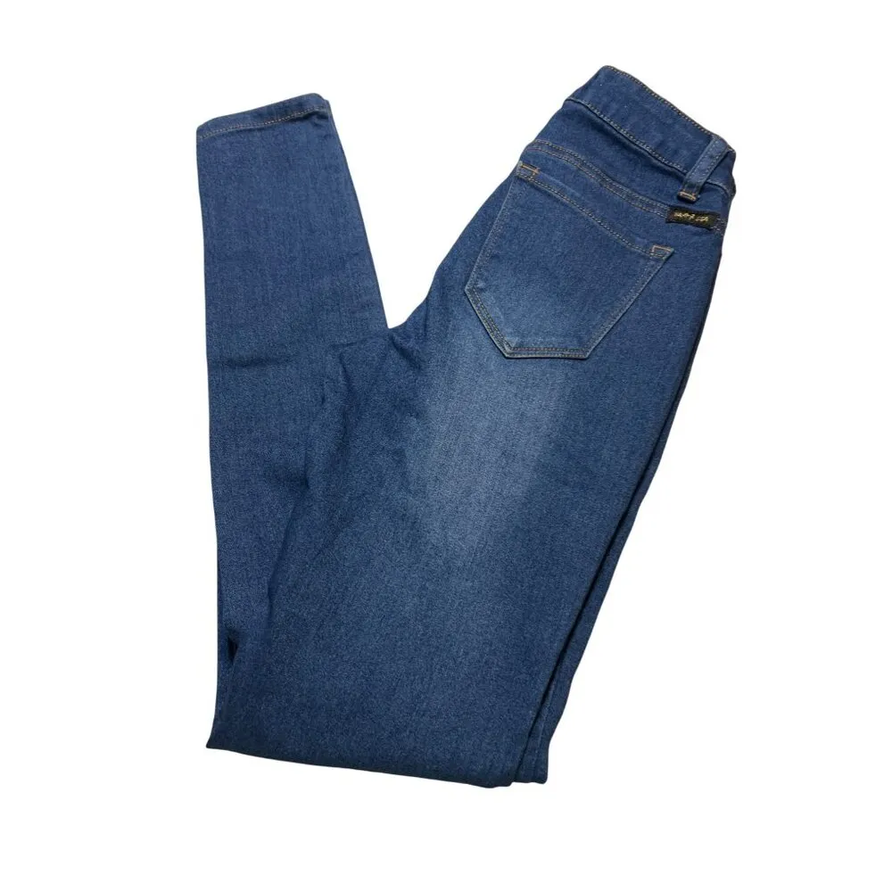 Hammer Blue Denim Jeans Skinny Stretch Size 0 - Image 3