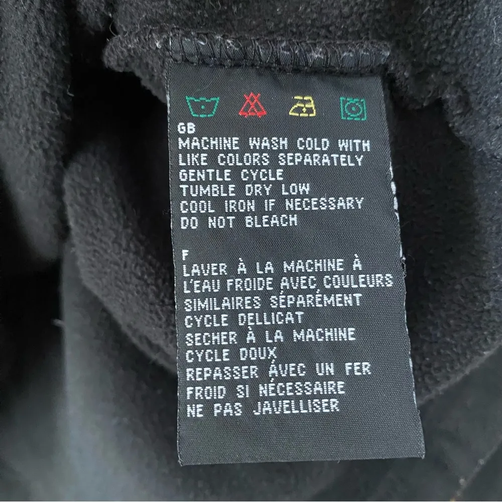 •Harley-Davidson black fleece pullover hoodie• Size M - Image 4