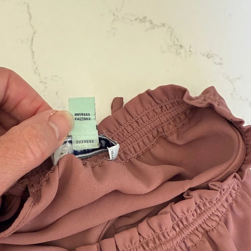Susina Elegant Mauve Sleeveless Top. Size Large. Pink - Image 5