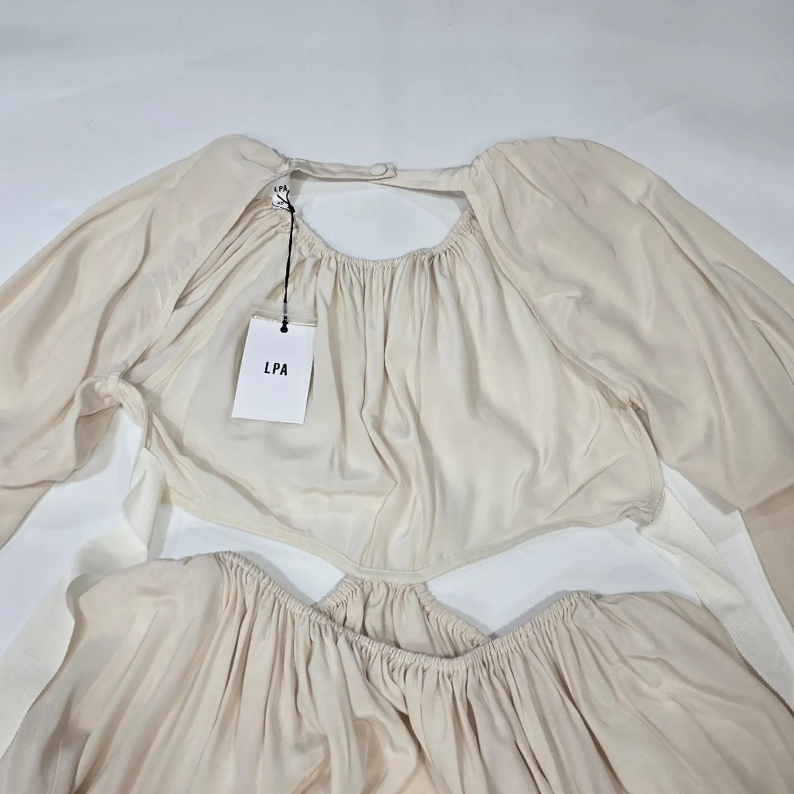 LPA Allard Dress in Ivory XS - Image 11