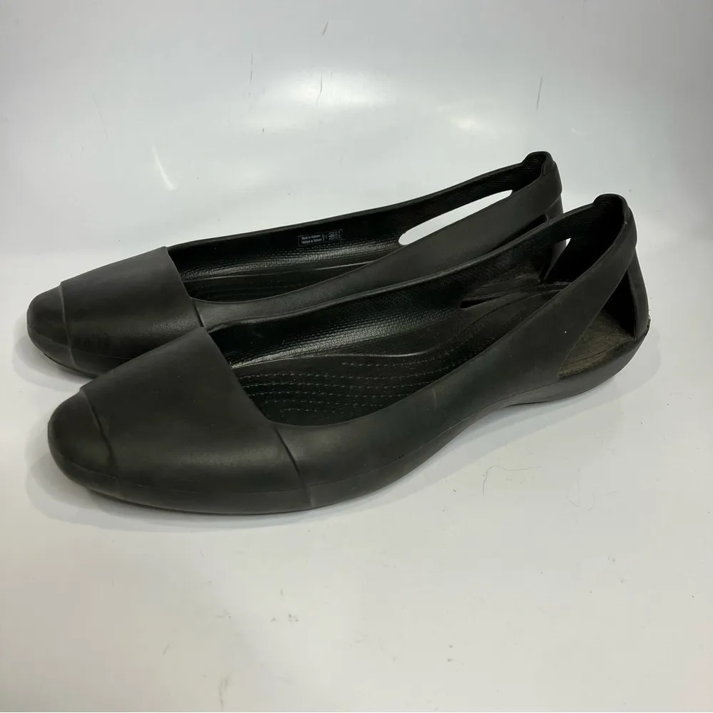 Crocs Sienna flats‎ black size 11 - Image 4