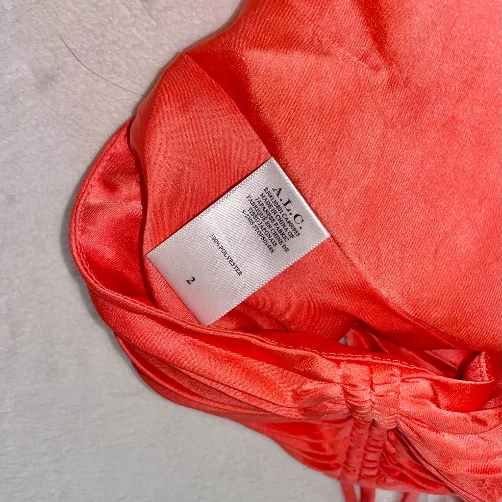 NWT A.L.C Victoria Cropped Top in Rosewater size 2 - Image 7