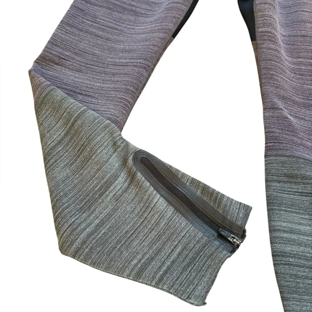 Nike Legendary Training Leggings Womens Medium Black Purple Gray Ombre - Image 7