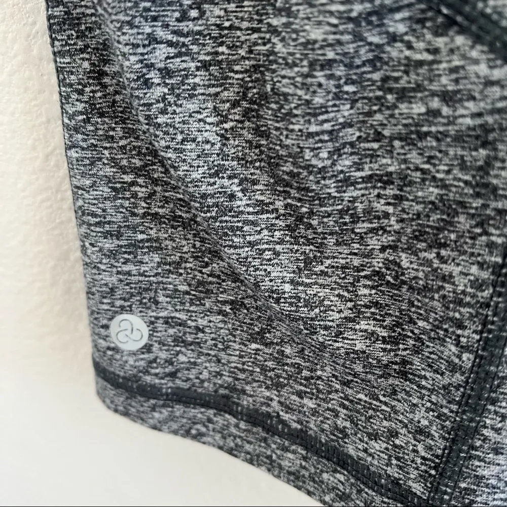 Zella Strappy Active Workout Tank Heathered Gray Shelf Bra Small - Image 8