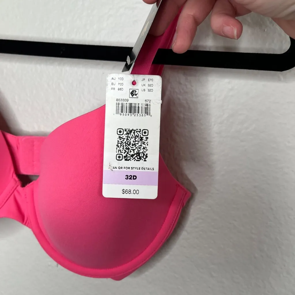 Wacoal Womens Pink Comfort First T-Shirt Bra 32D 853339 - Image 5