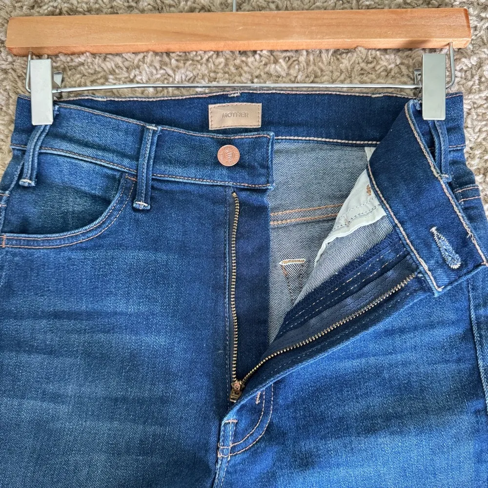 Mother The Hustler Ankle Fray Home Movies Blue Size 26 - Image 10