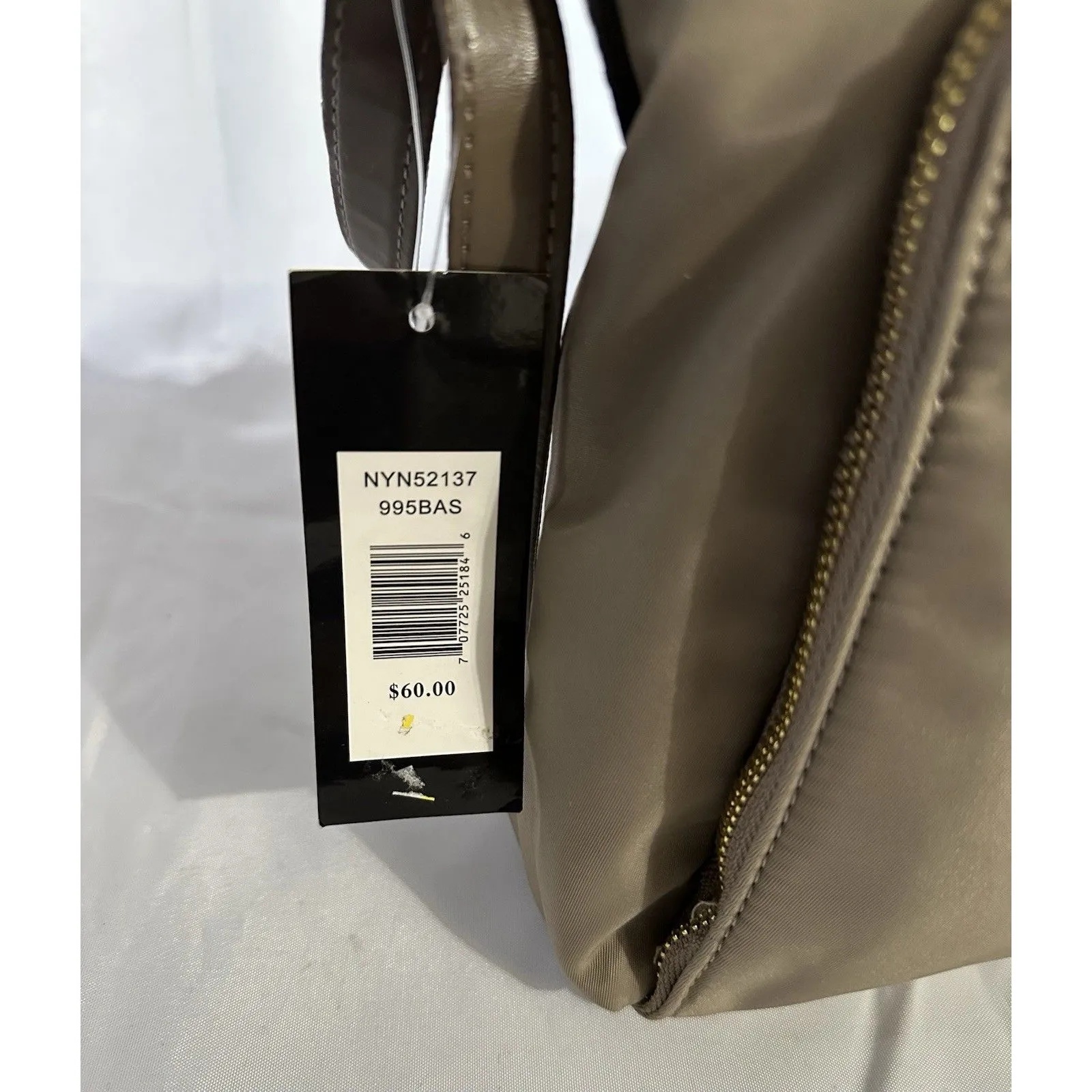 Bueno Casual Nylon Purse Taupe Wallet Crossbody Shoulder Strap Waterproof - Image 14