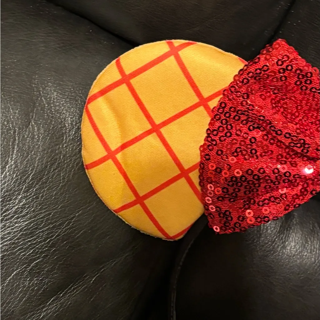 Toy Story Woody Jessie red bow Ears headband and matching scrunchie set - Image 10