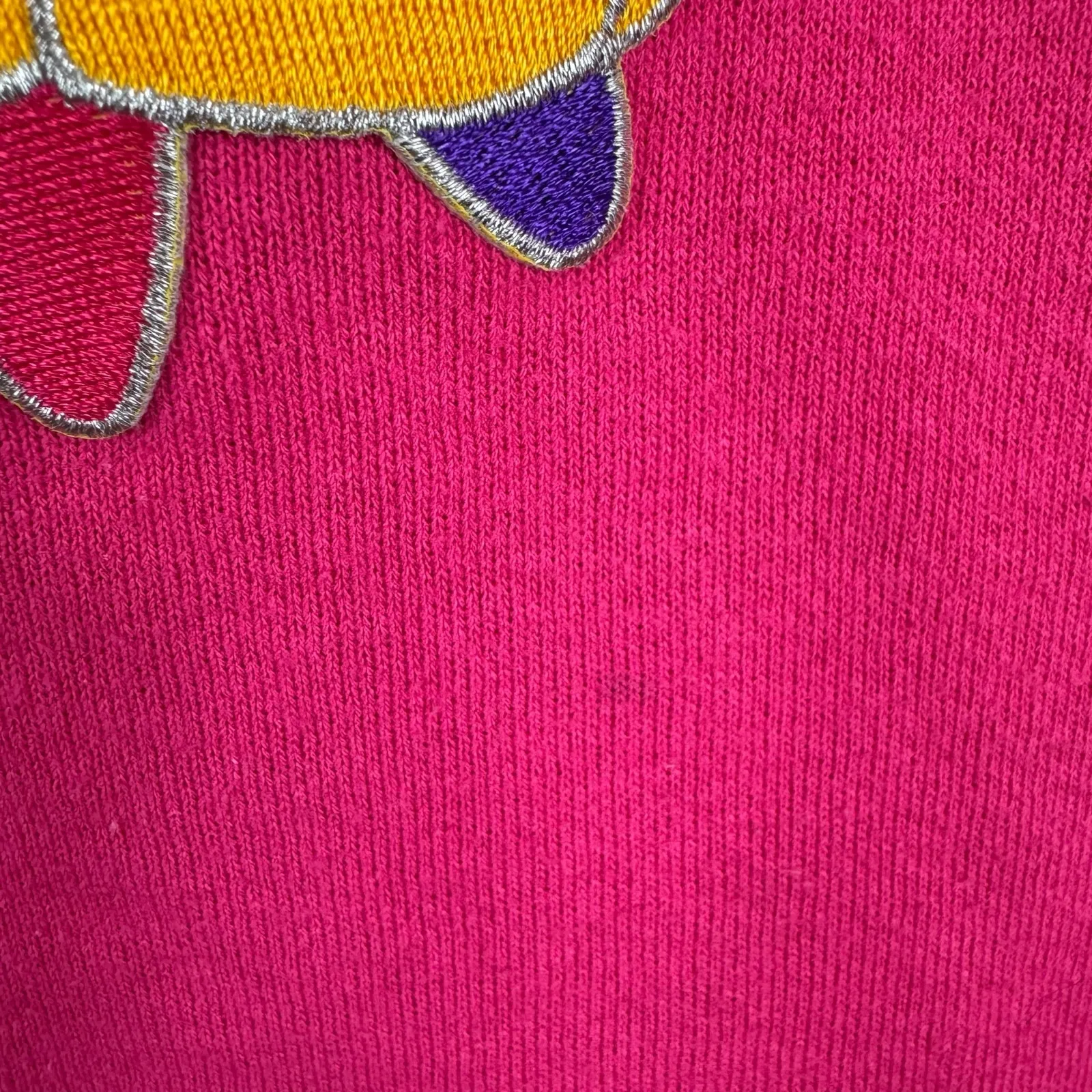 Looney Tunes Vtg 1997 Cotton Blend Pink Crew Neck Tweety Bird Sweatshirt 14W 16W - Image 4