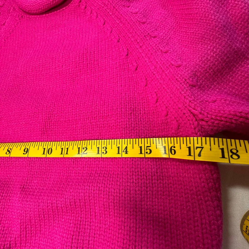 Good American Cropped Mock Neck Sweater - Ballerina Pink- Size Small - Image 6