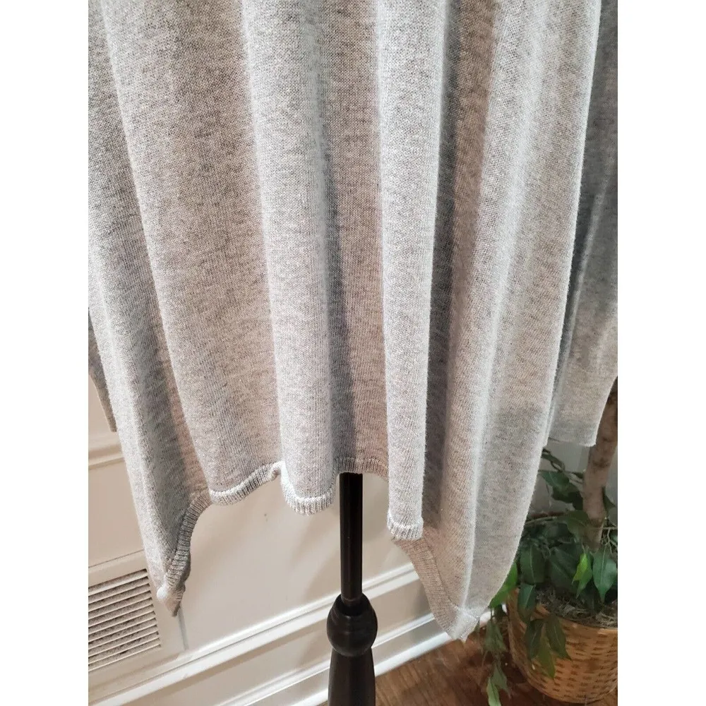 Simply Vera Womens Gray Cotton Long Sleeve Round Neck Pullover Sweater Size 2X - Image 4