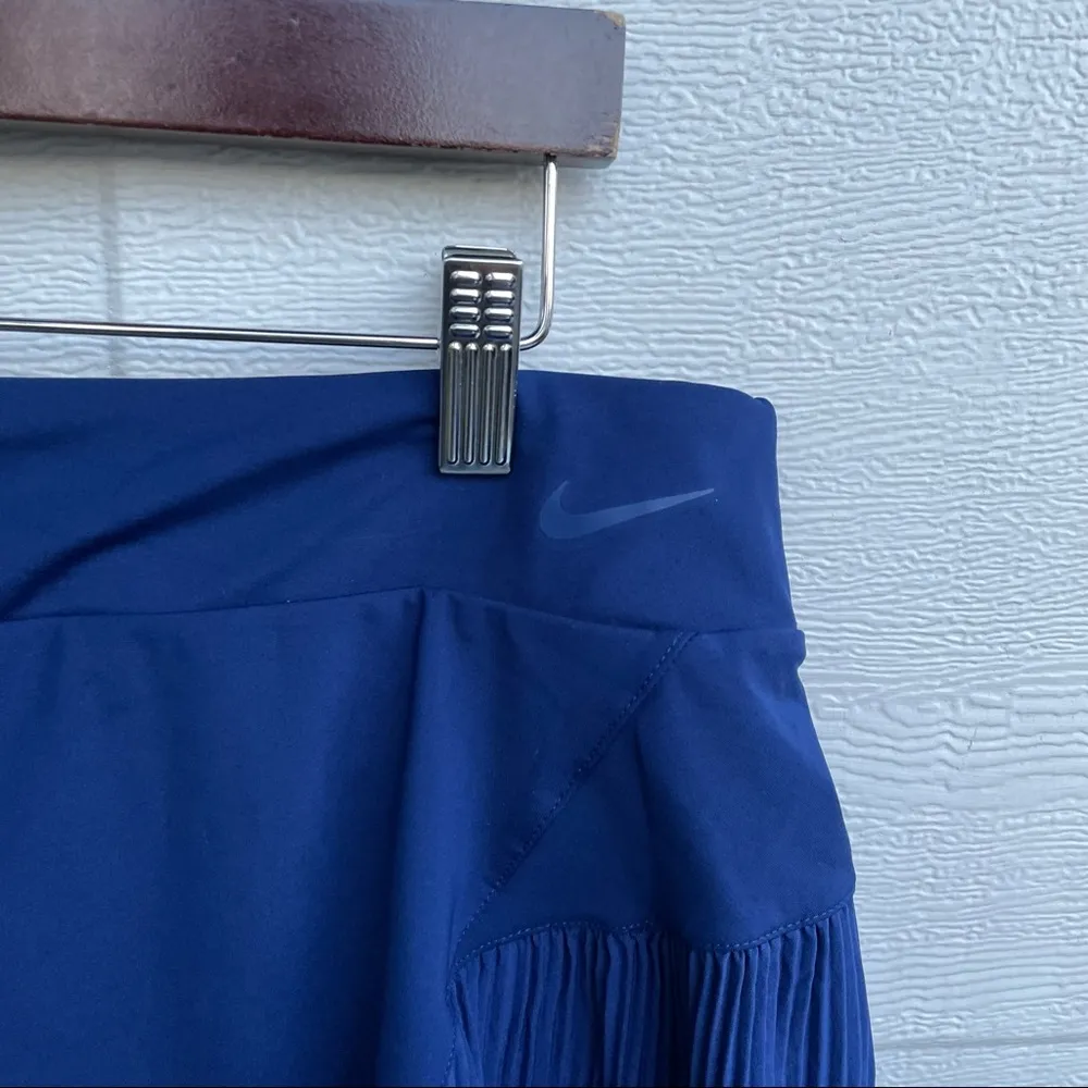 Nike Womens Golf Skort Shorts Blue Micro Mini Pleated Tennis Pickleball XL - Image 5