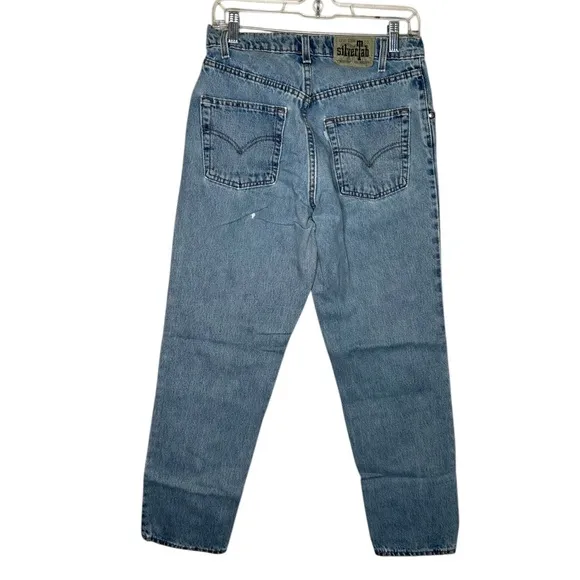 Vintage 90s Levi’s silver tab slim fit tapered leg jeans 12 - Image 2