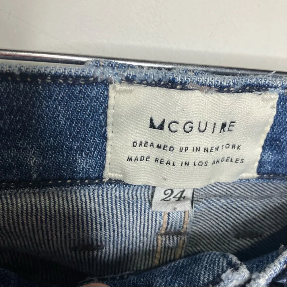 McGuire Valletta straight crop jeans with‎ raw hem size 25 - Image 8