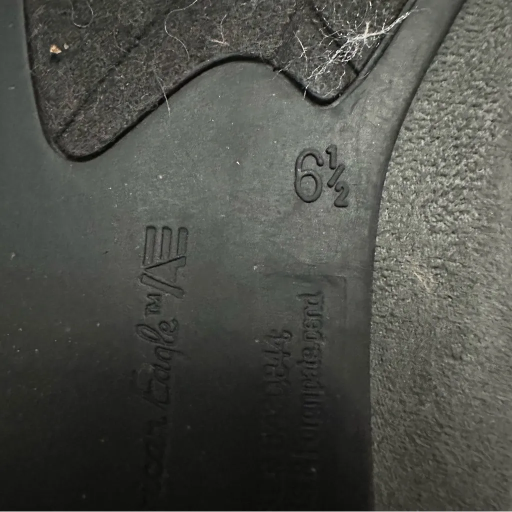 American Eagle Outfitters Charcoal Ballet Flats - Image 5