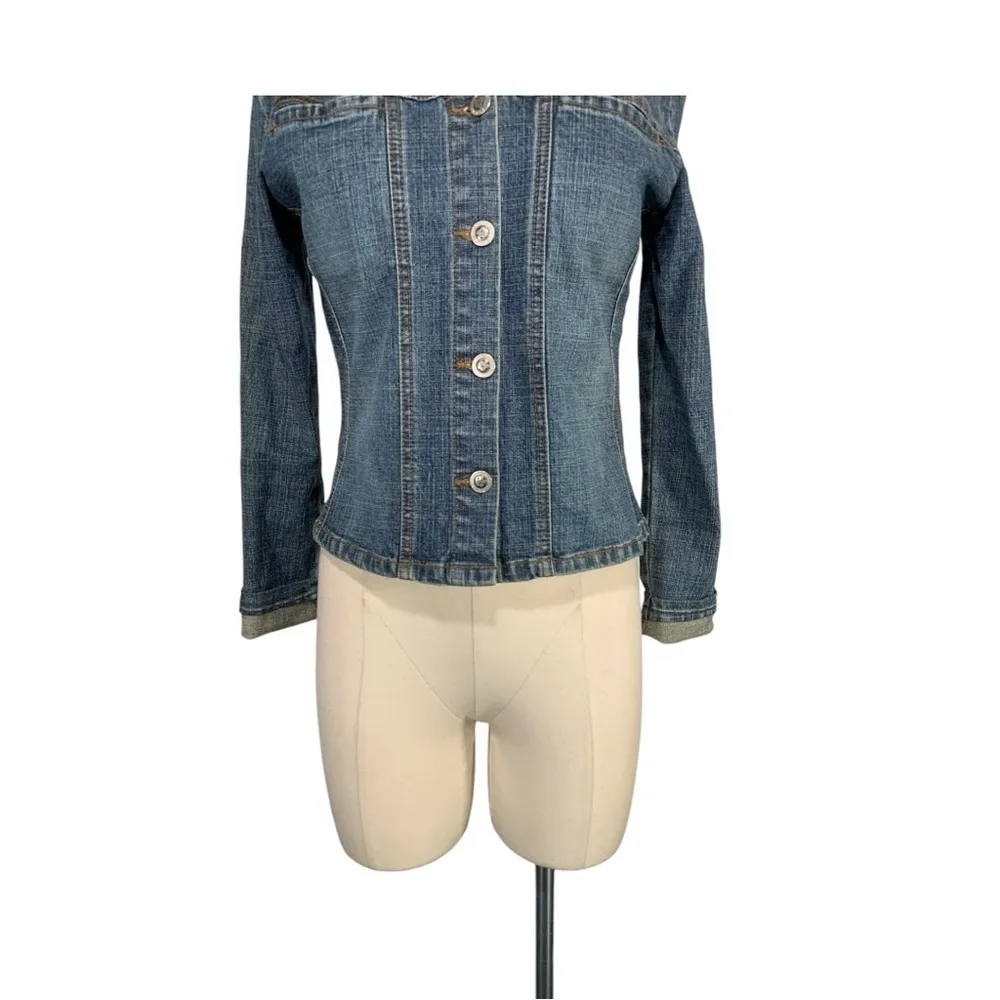 Vintage Avenue Y2k Jean Jacket Size Small - Image 6