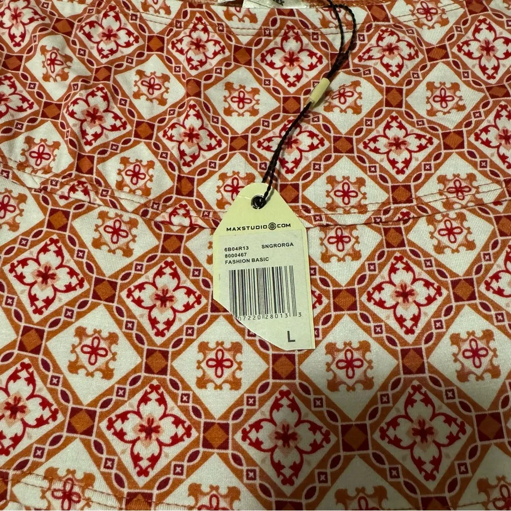 Sophie Max NWT  Red Patterned Women's Skirt - Image 2