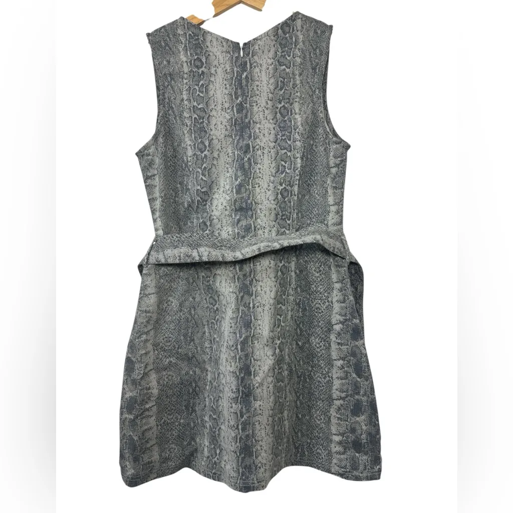 Judith March Gray Snakeprint Sleeveless Dress - Image 6