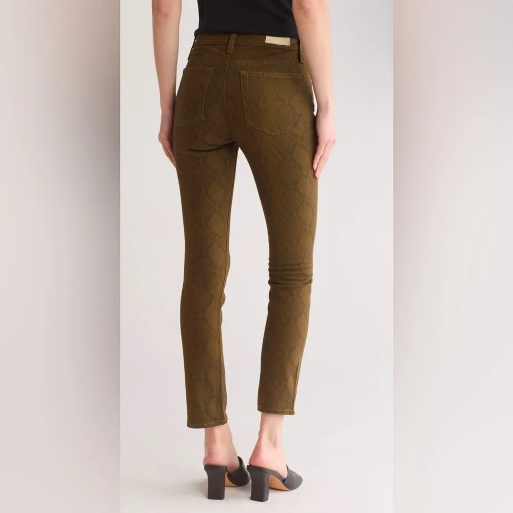 AG Jeans Mari High Waist Slim Straight Leg Jeans size 29 Poison Lace Not - Image 2