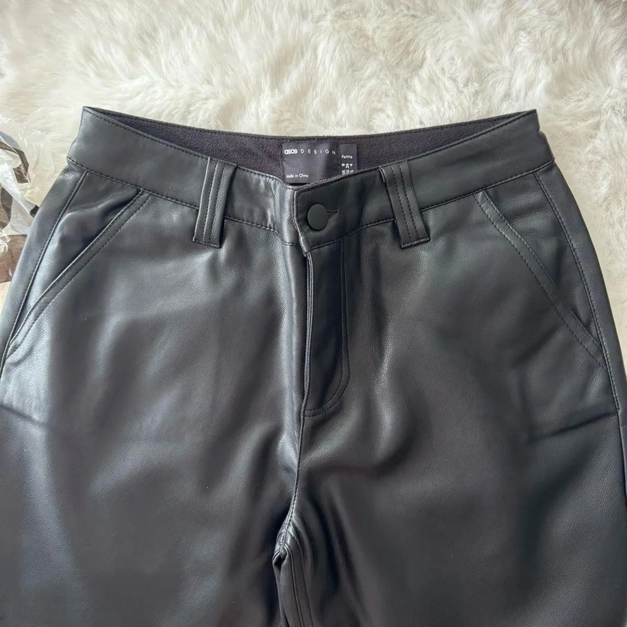 Asos-petite Women's Black Trousers - Image 7