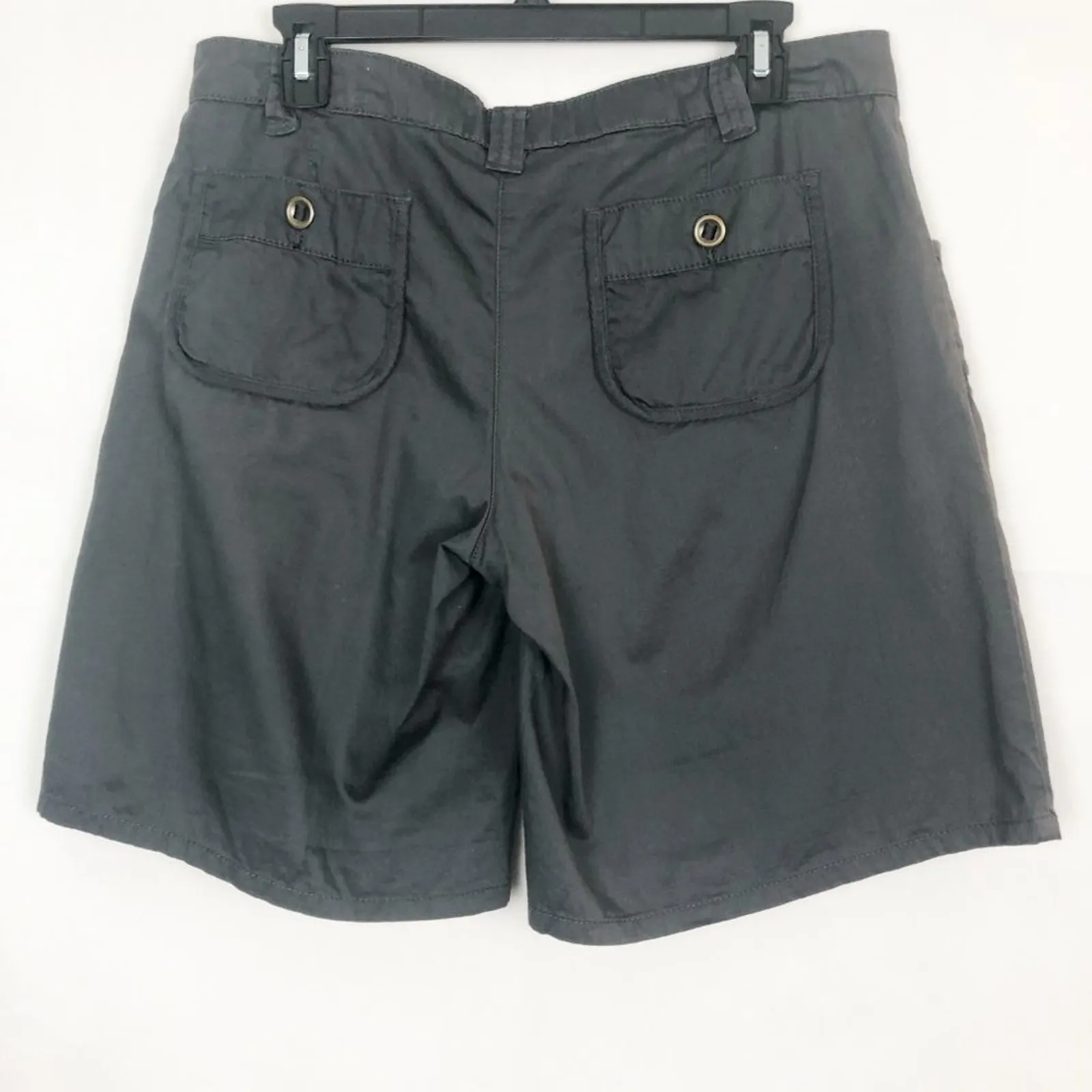 Hinge Women's Gray Shorts High-Rise Size 8 - Image 6