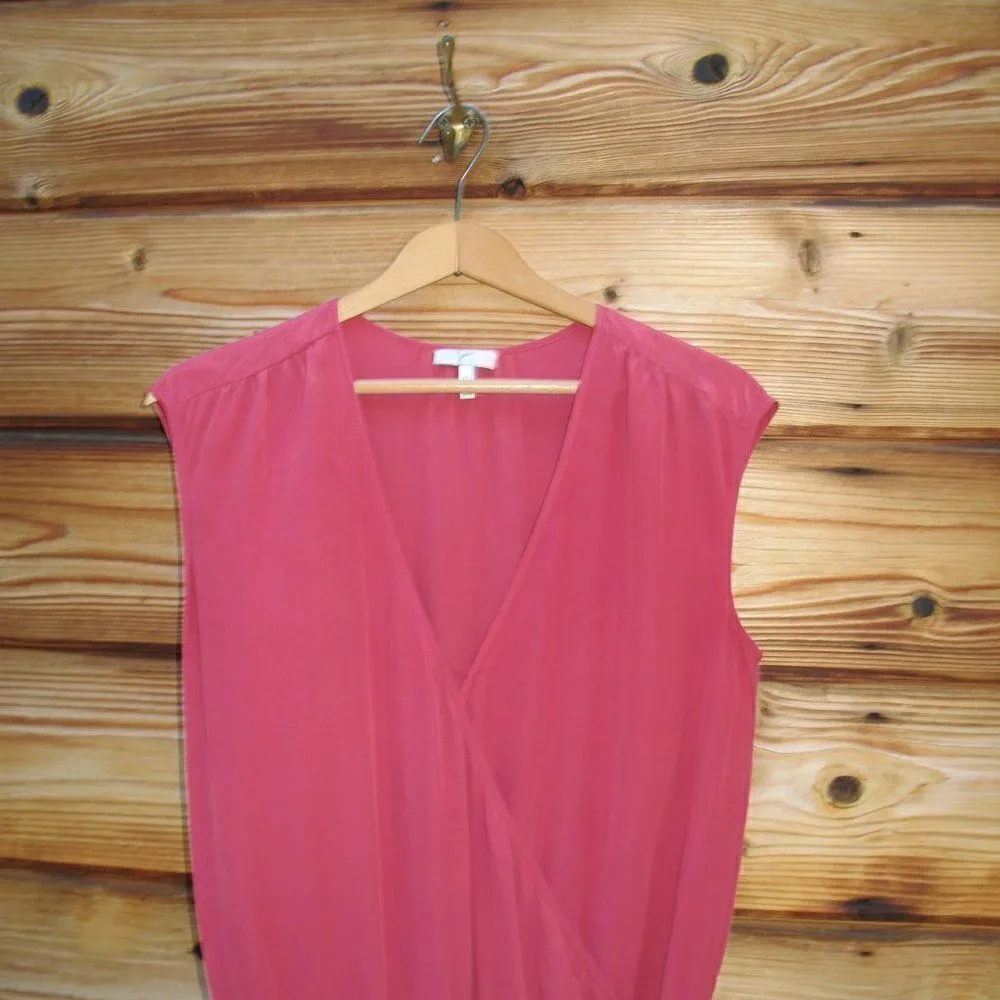 Joie Aniya Silk Surplice Mini Dress - Image 6