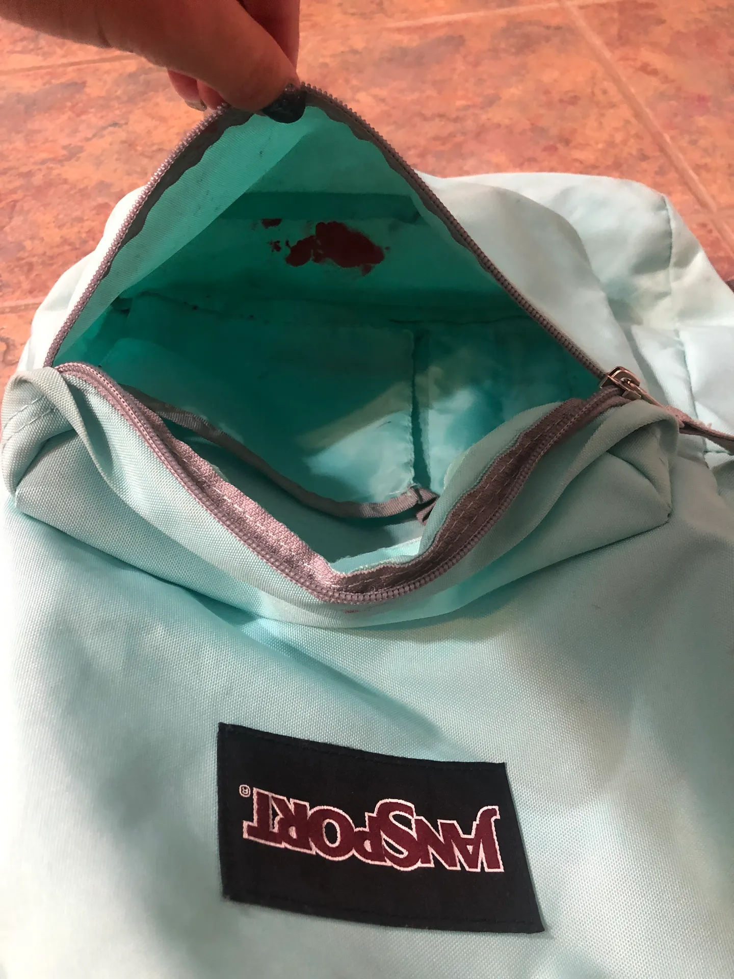 Backpack Light Teal/Blue - Image 6