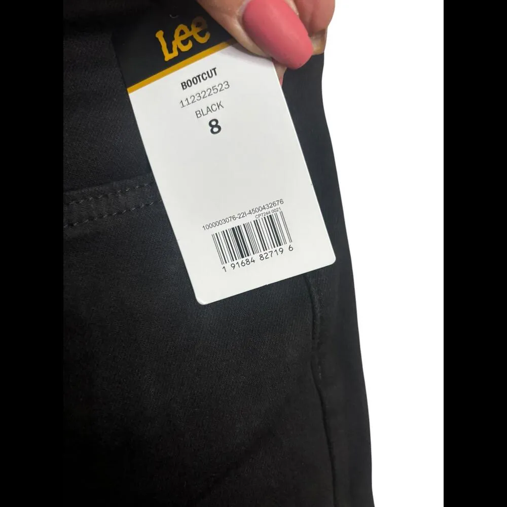 Women’s Lee Black Bootcut Jeans Size 8 Long - Image 5