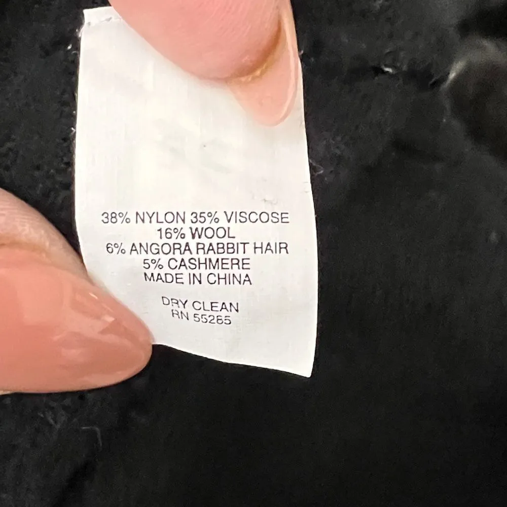 Express Cashmere Blend Black‎ Cardigan Sweater - Image 6