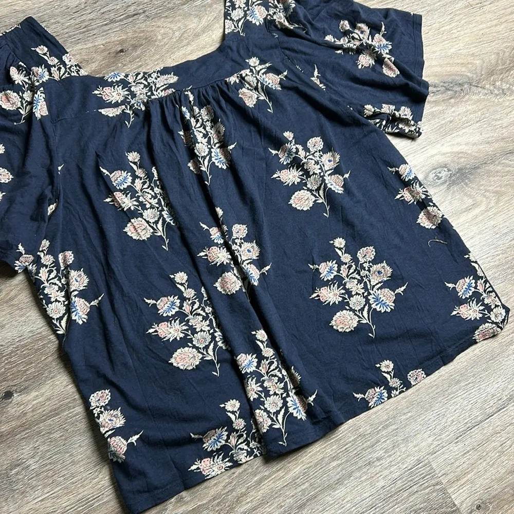 🌿 Lucky Brand Navy Floral Top – Size XXL - Image 10