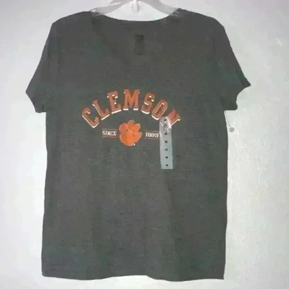 NWOT National Collegian ‘Clemson’ Tshirt unisex size M Gray Size M - Image 6