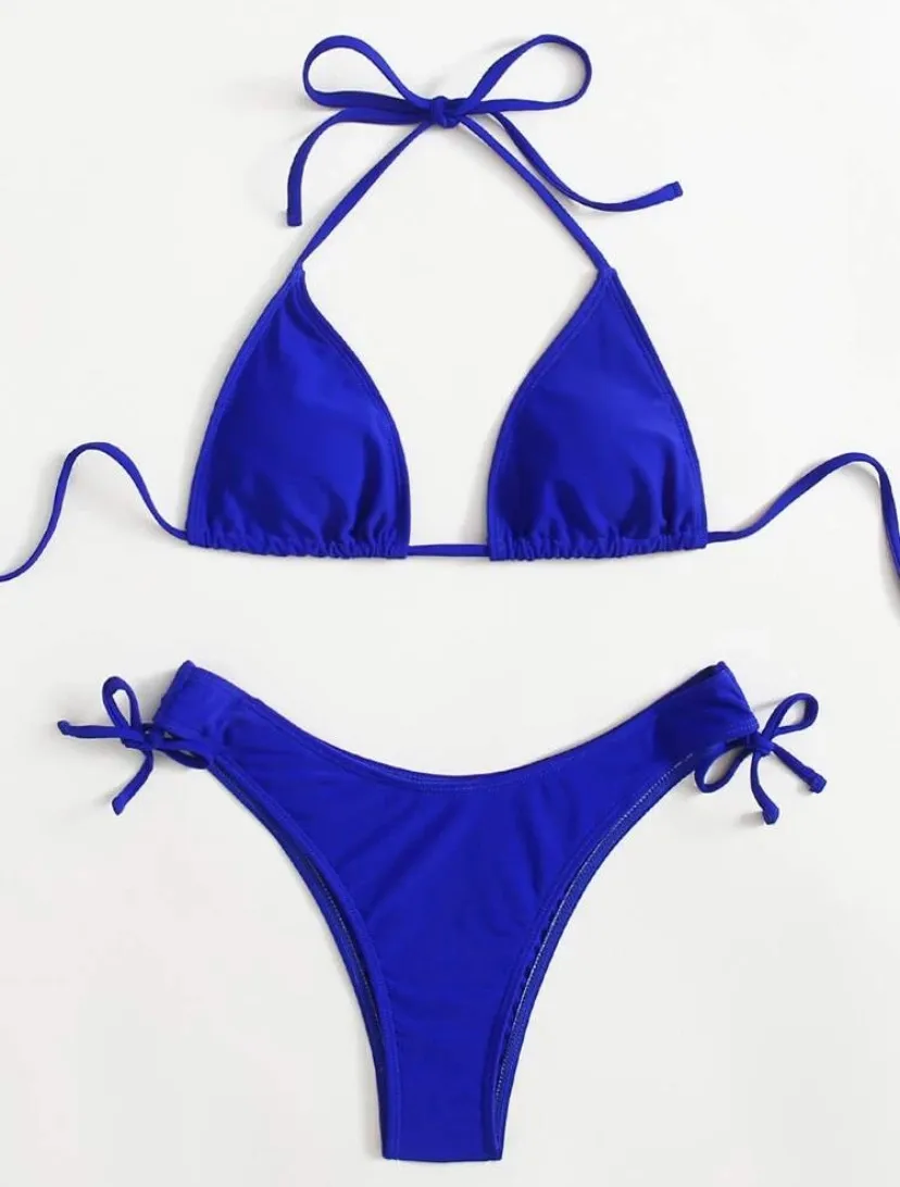 Bikini Set Blue Size XS - Image 2