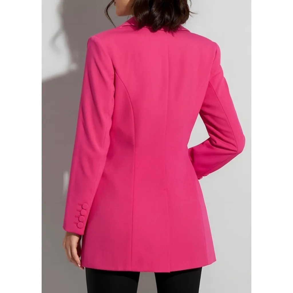 GRLFRND Jeane Suit Jacket, Bright Pink, XS - Image 2