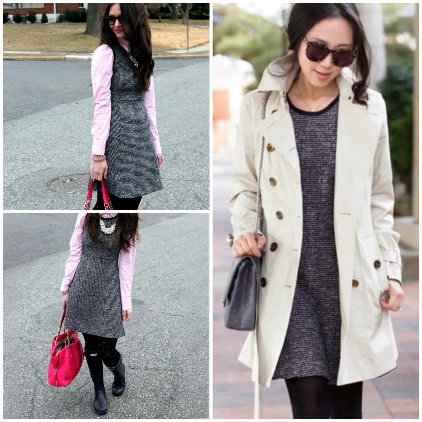 J. Crew Sleeveless Tweed Flare Dress - Image 4